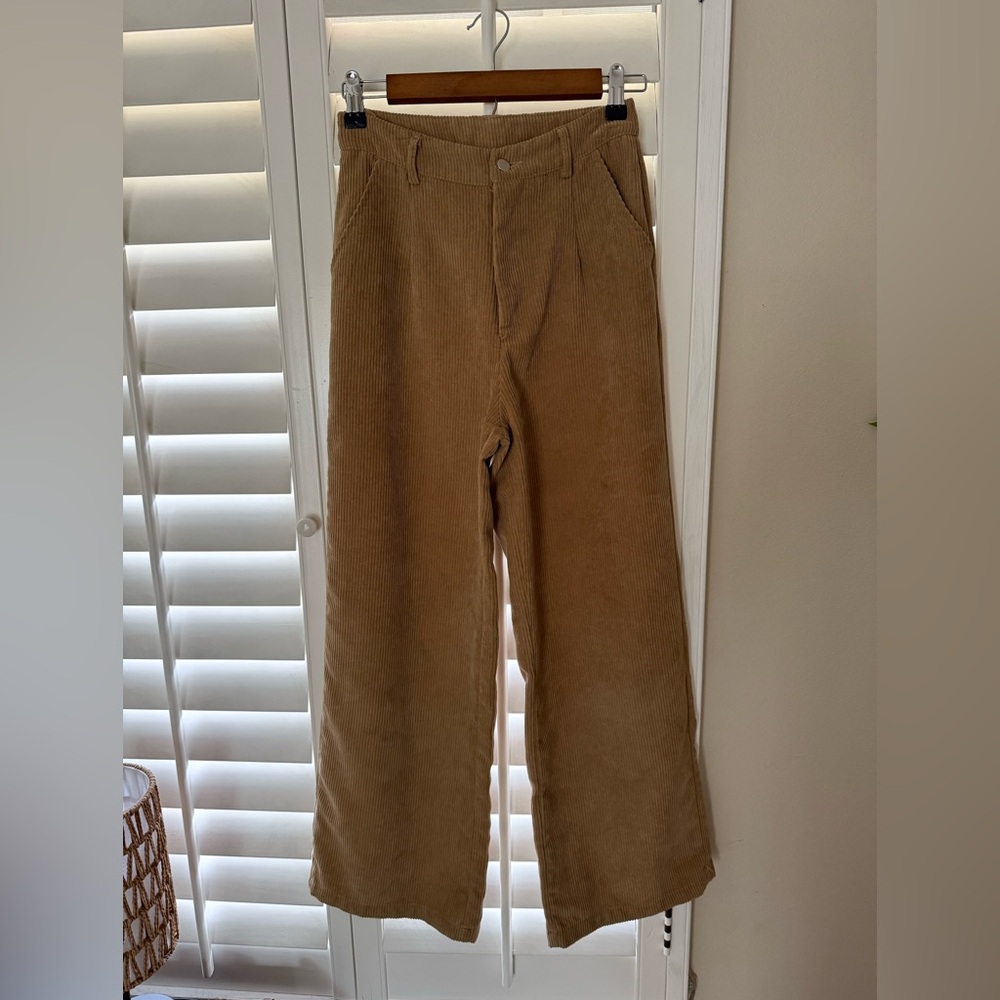 Tan corduroy pants size extra small